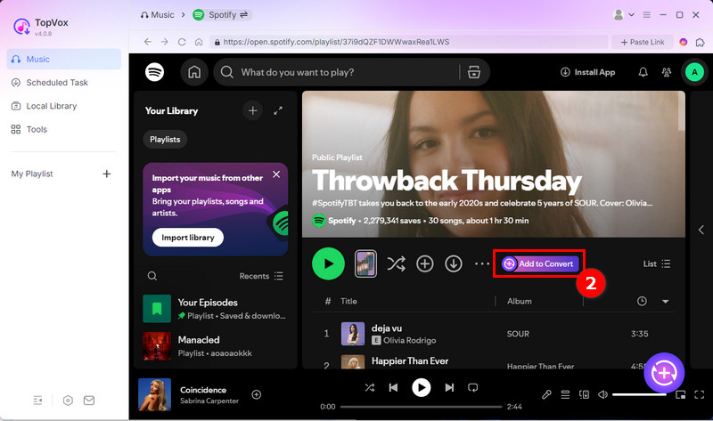 Add Spotify Music