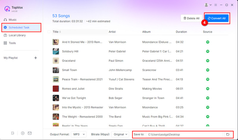 Convert Spotify Songs
