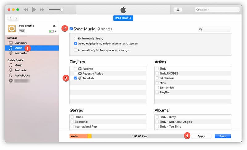Sync Music To Ipod Shuffle