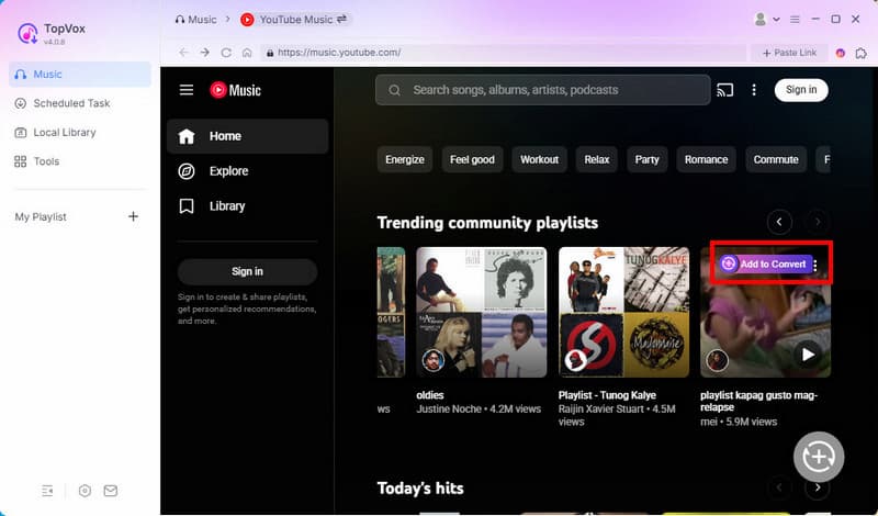 Search Add To Convert Topvox