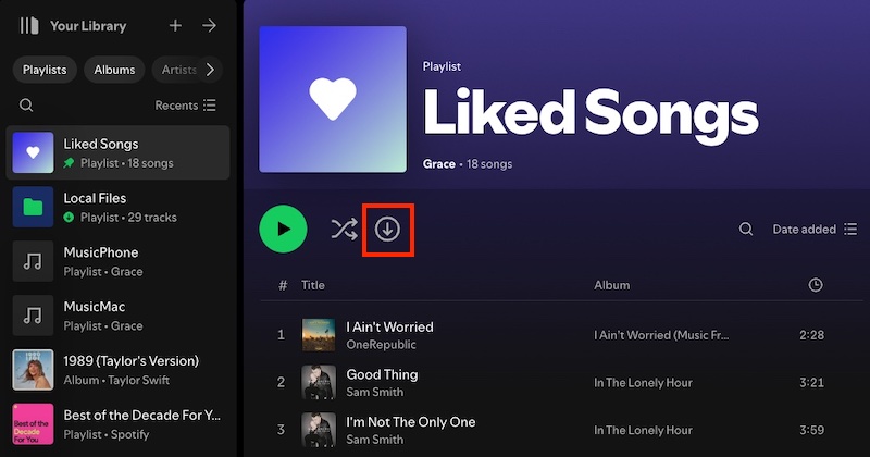 Download With Spotify Premium