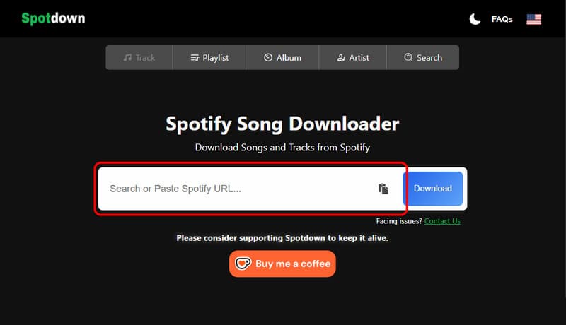 Copy Spotify Url And Paste In Spotdown