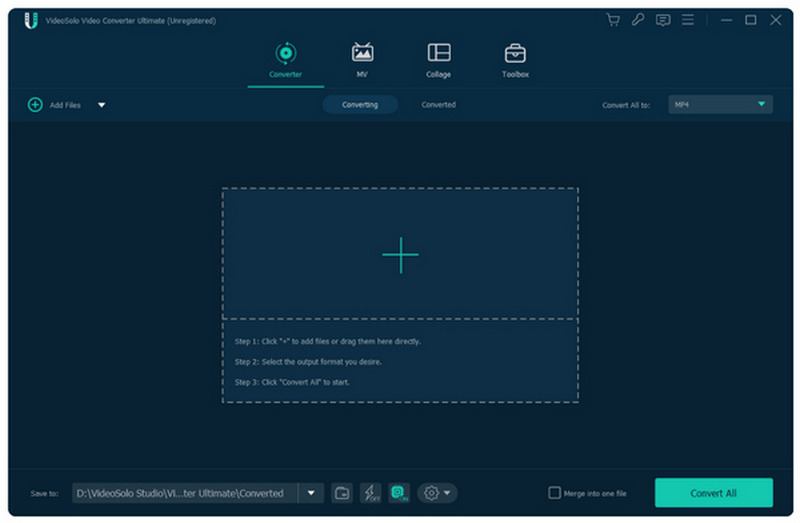 VideoSolo VideoPro Interface