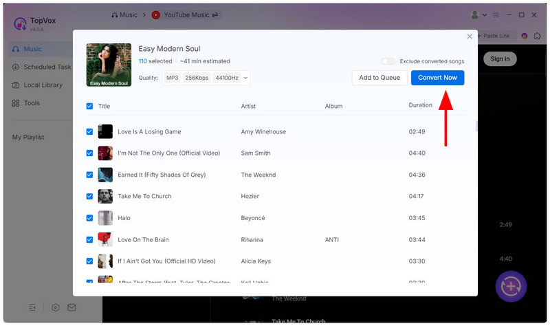 Topvox All Music Converter Convert Now