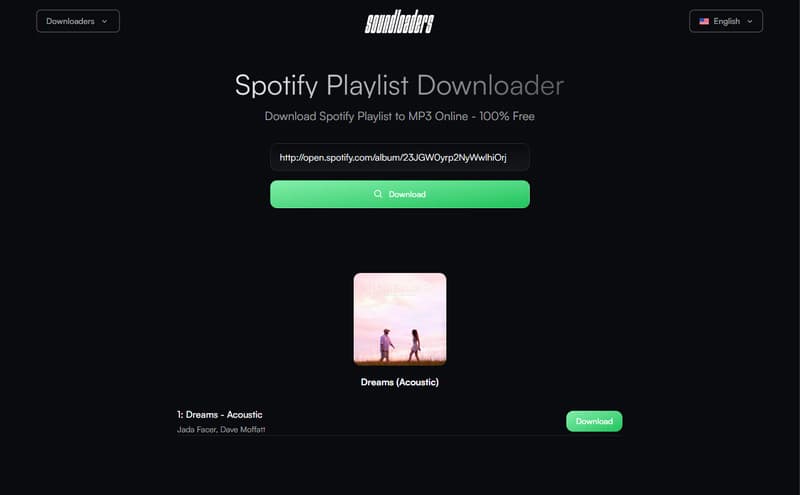Soundloaders Spotify Playlist To Mp3 Online