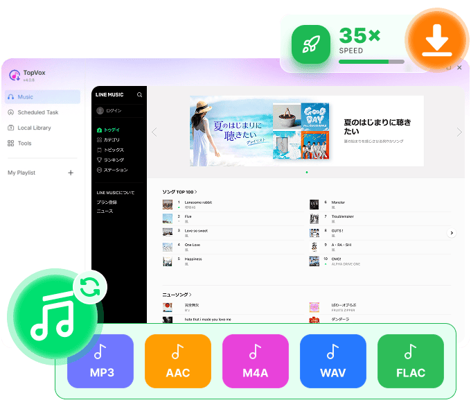 TopVox Line Music Converter