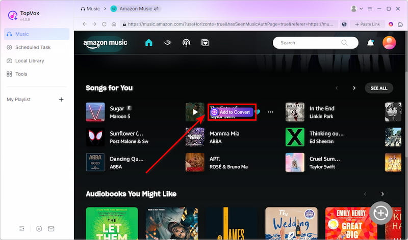 Add to Convert Amazon