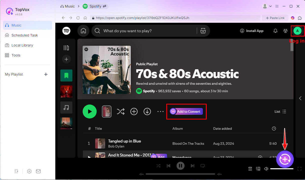 Choose Spotify Platform