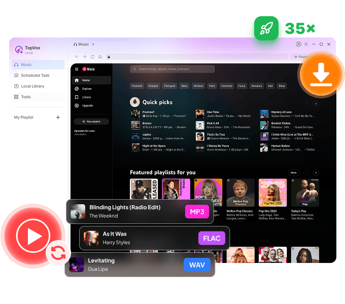 TopVox YouTube Music Converter