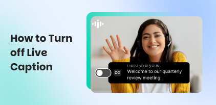 How to Turn off Live Caption