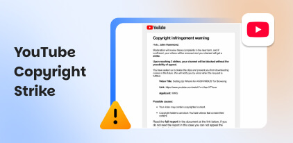YouTube Copyright Strike